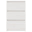 sengeborde 2 stk. 40x29,5x64 cm massivt fyrretræ hvid