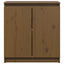 skab 60x36x65 cm massivt fyrretræ gyldenbrun