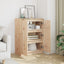skab 60x36x84 cm massivt fyrretræ