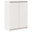 skænk 60x36x84 cm massivt fyrretræ hvid
