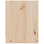 sengebord 40x30,5x40 cm massivt fyrretræ