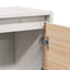 sengebord 40x30,5x40 cm massivt fyrretræ hvid