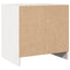 sengeborde 2 stk. 40x30,5x40 cm massivt fyrretræ hvid
