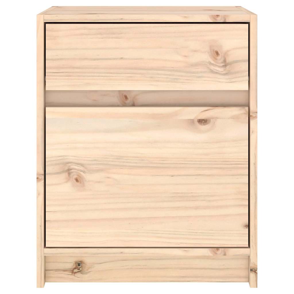 sengebord 40x31x50 cm massivt fyrretræ