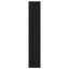 bogreol/rumdeler 60x30x167,5 cm massivt fyrretræ sort
