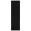 bogreol/rumdeler 100x30x103 cm massivt fyrretræ sort
