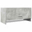 garderobe 70x32,5x35 cm konstrueret træ betongrå