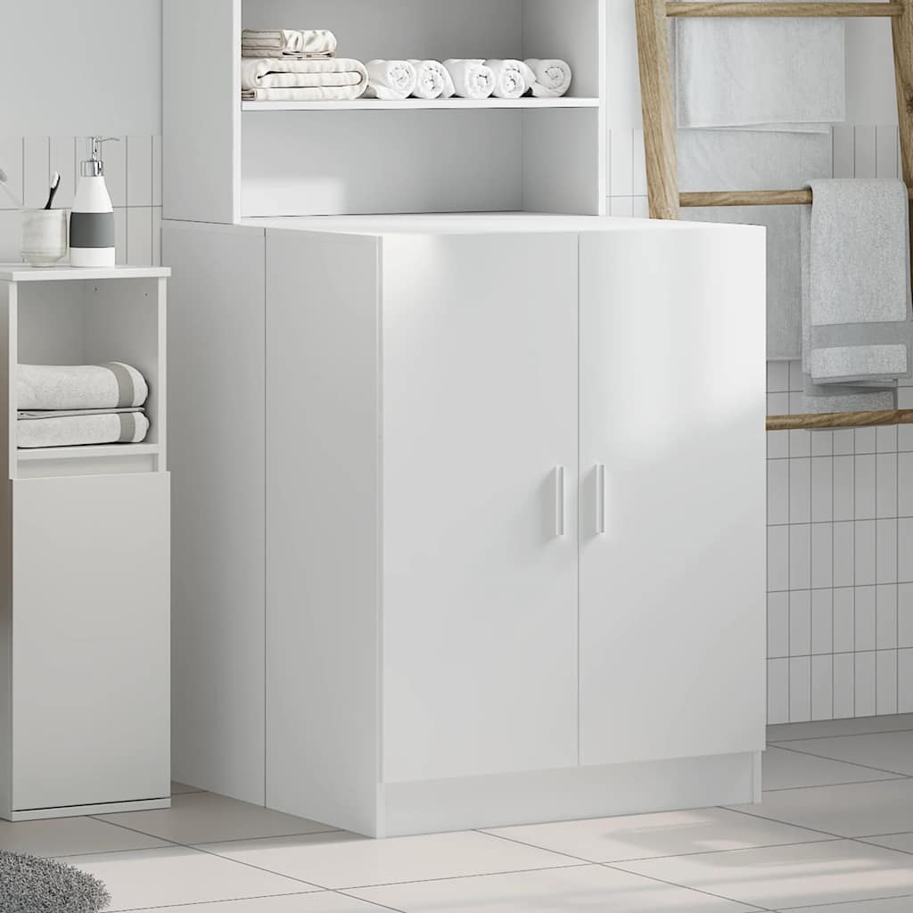 vaskemaskineskab 71x71,5x91,5 cm hvid