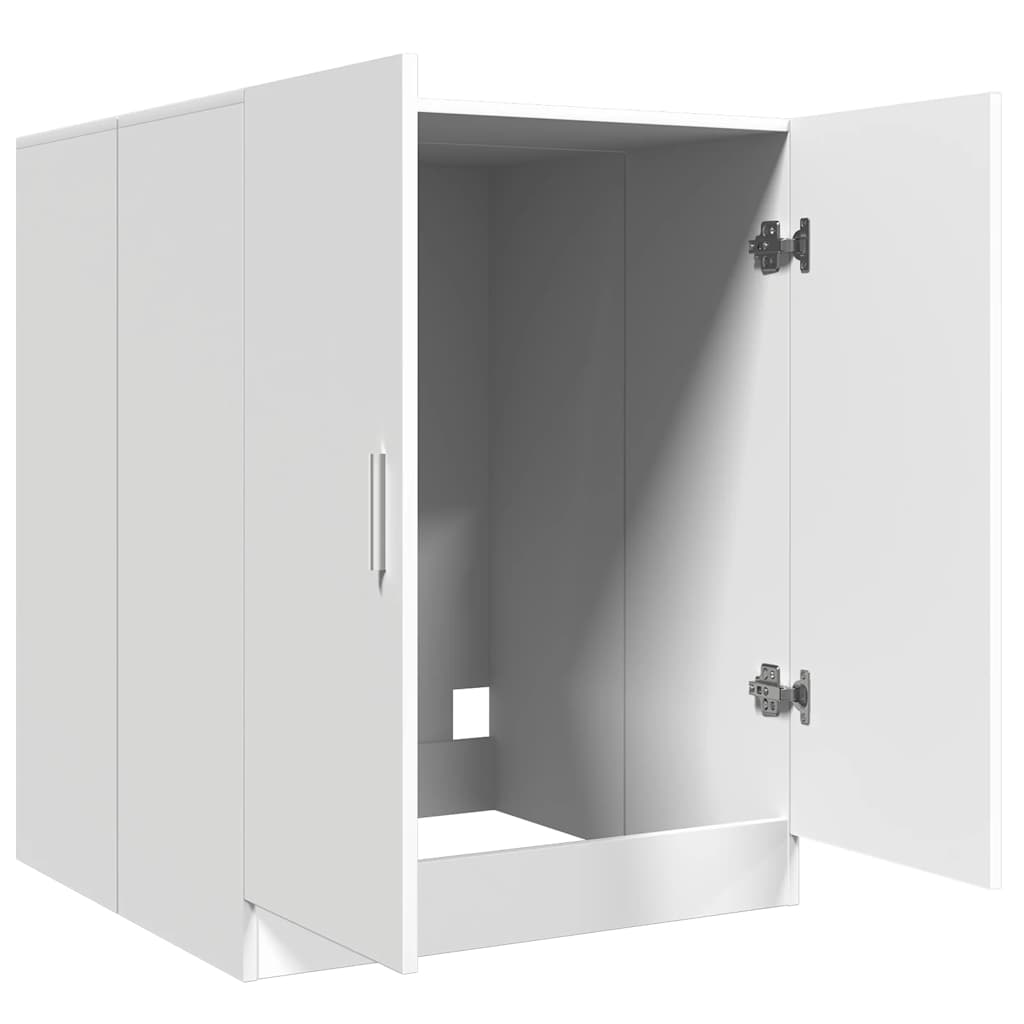 vaskemaskineskab 71x71,5x91,5 cm hvid