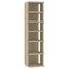 skoskabe 2 stk. 27,5x27x102 cm sonoma-eg
