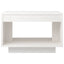 sofabord 50x50x33,5 cm massivt fyrretræ hvid
