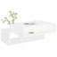 sofabord 105x55x32 cm konstrueret træ hvid