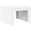 sofabord 50x50x35 cm konstrueret træ hvid