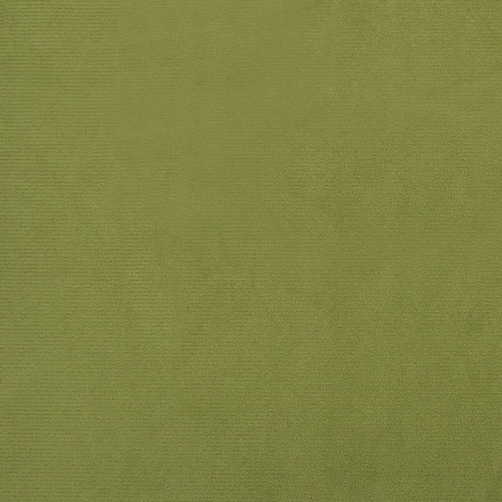 fodskammel 78x56x32 cm fløjl lysegrøn