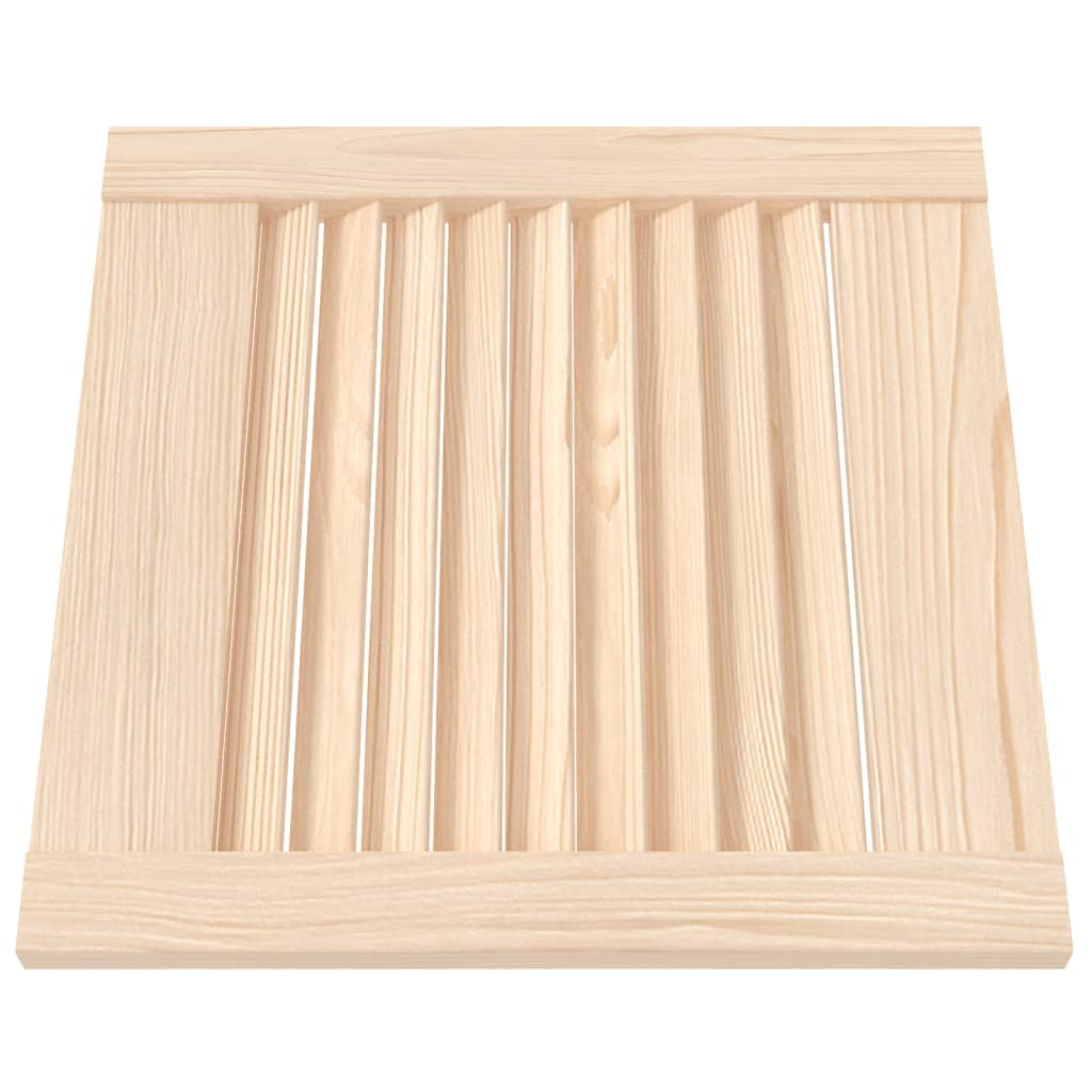 skabslåger 2 stk. 39,5x39,4 cm lameldesign massivt fyrretræ