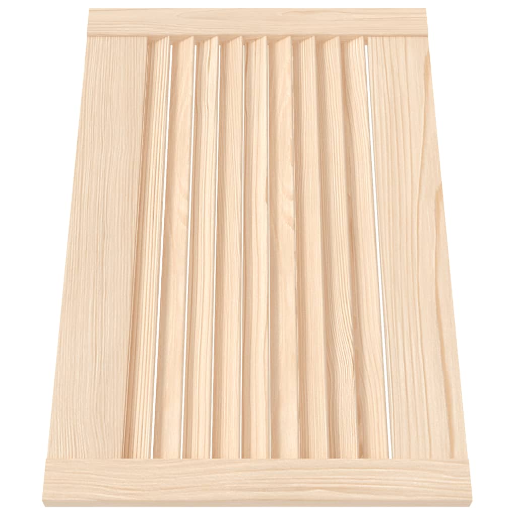 skabslåger 2 stk. 39,5x59,4 cm lameldesign massivt fyrretræ