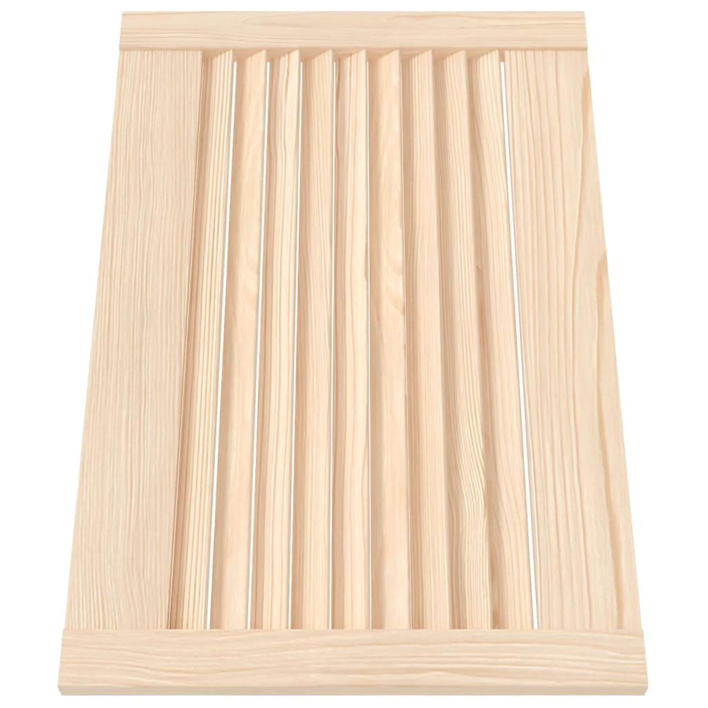 skabslåger 4 stk. 39,5x59,4 cm lameldesign massivt fyrretræ