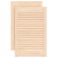 skabslåger 2 stk. 61,5x39,4 cm lameldesign massivt fyrretræ