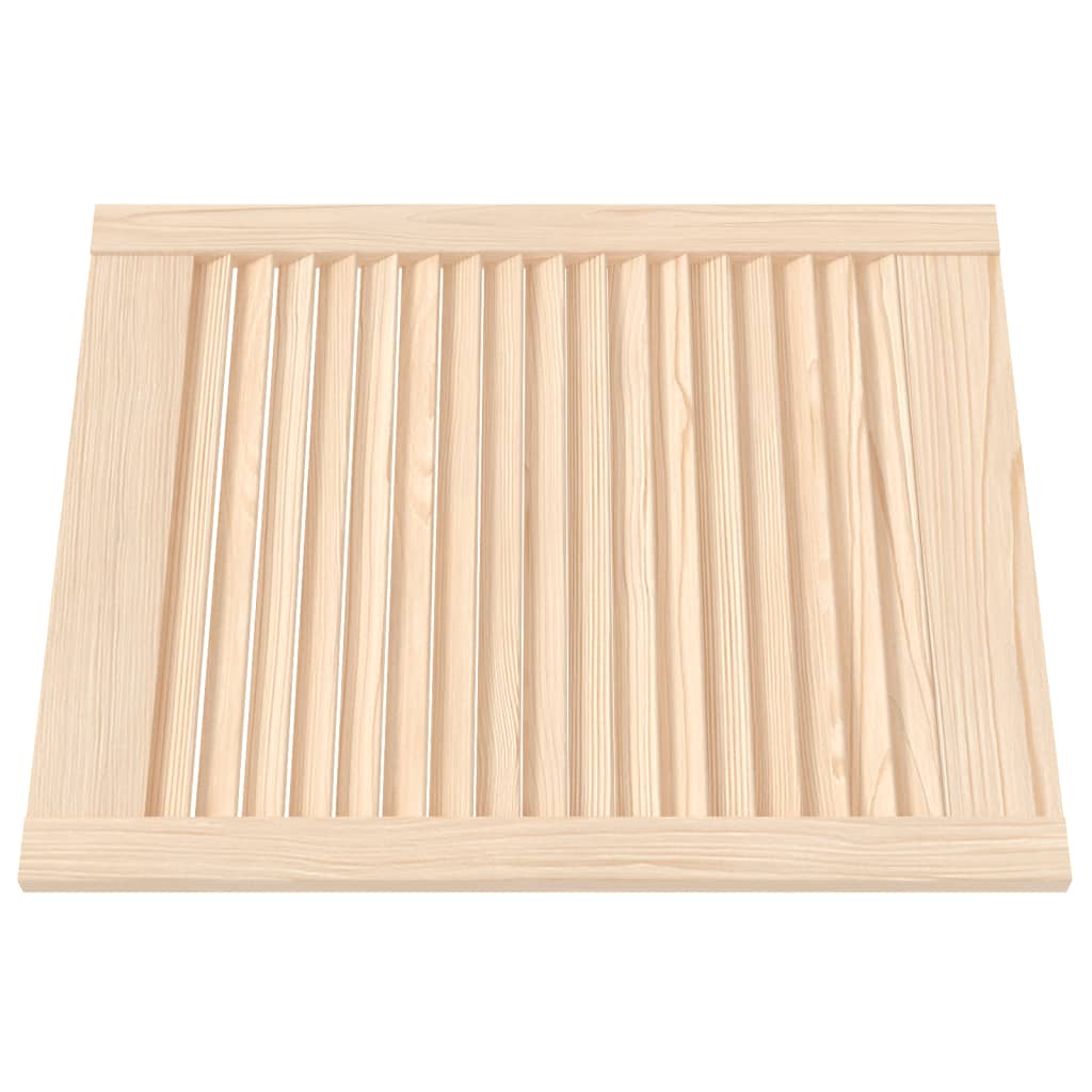 skabslåger 2 stk. 61,5x49,4 cm lameldesign massivt fyrretræ