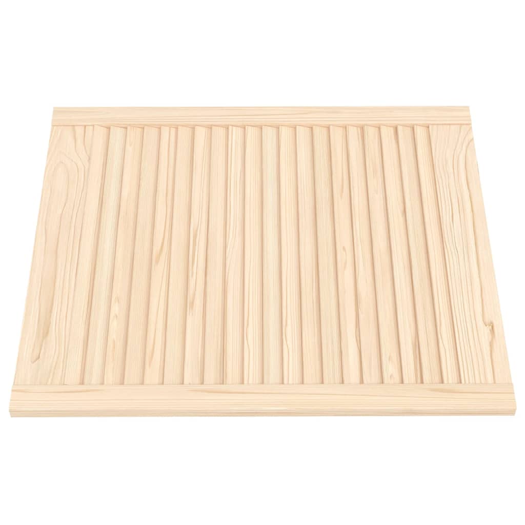 skabslåger 2 stk. 69x59,4 cm lameldesign massivt fyrretræ