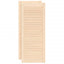 skabslåger 2 stk. 99,5x39,4 cm lameldesign massivt fyrretræ