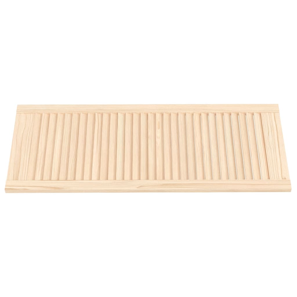 skabslåger 2 stk. 99,5x39,4 cm lameldesign massivt fyrretræ