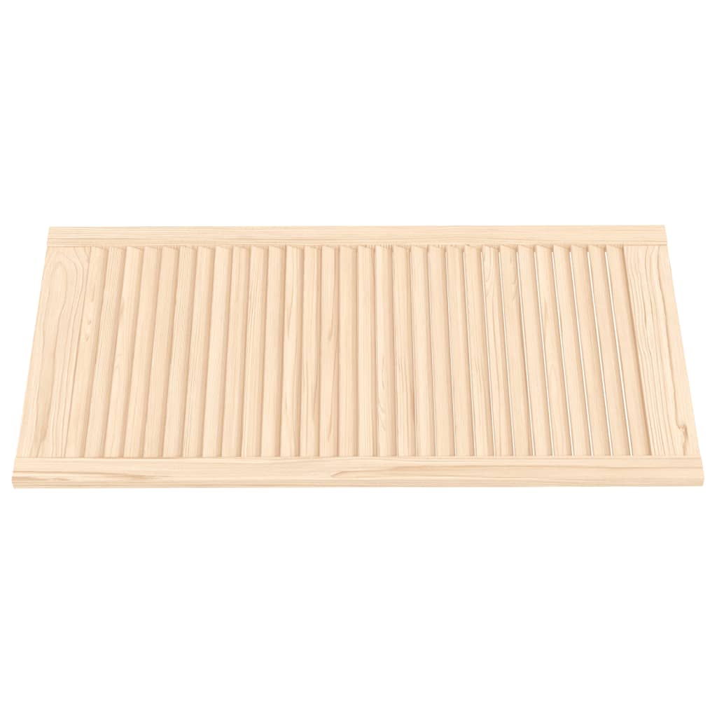 skabslåger 2 stk. 99,3x49,4 cm lameldesign massivt fyrretræ