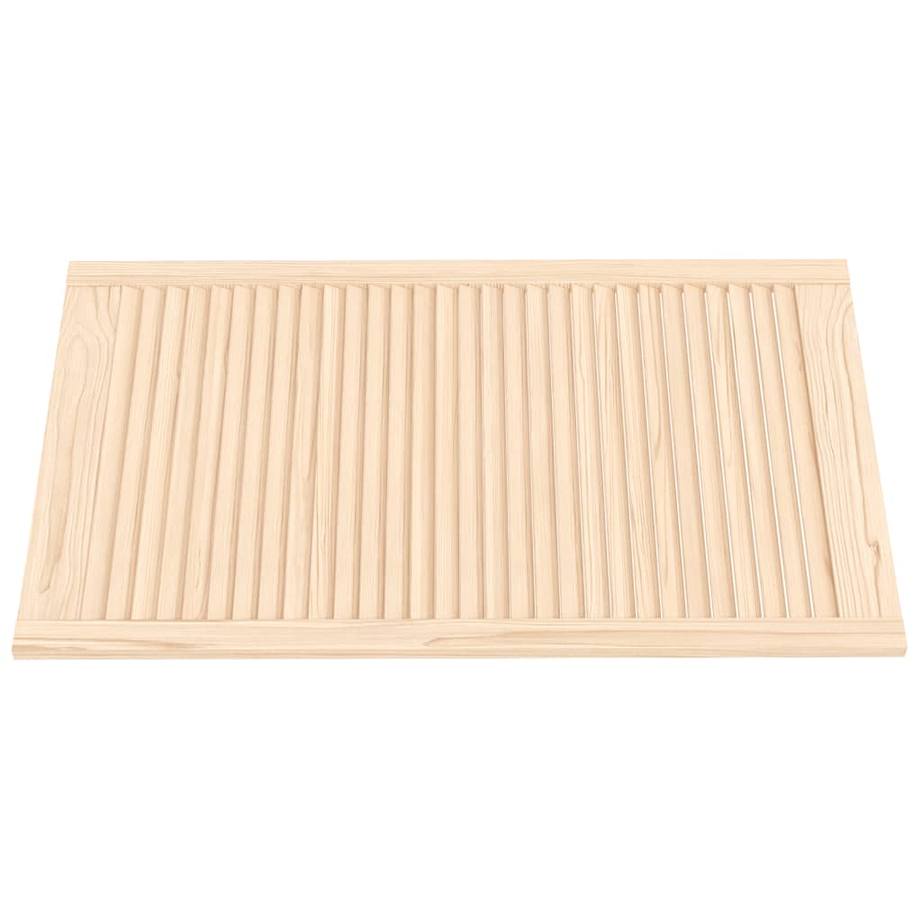 skabslåger 4 stk. 99,3x59,4 cm lameldesign massivt fyrretræ