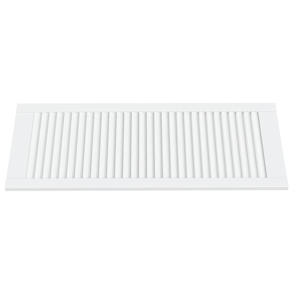 skabslåger 4 stk. 99,3x39,4 cm lameldesign massivt fyr hvid