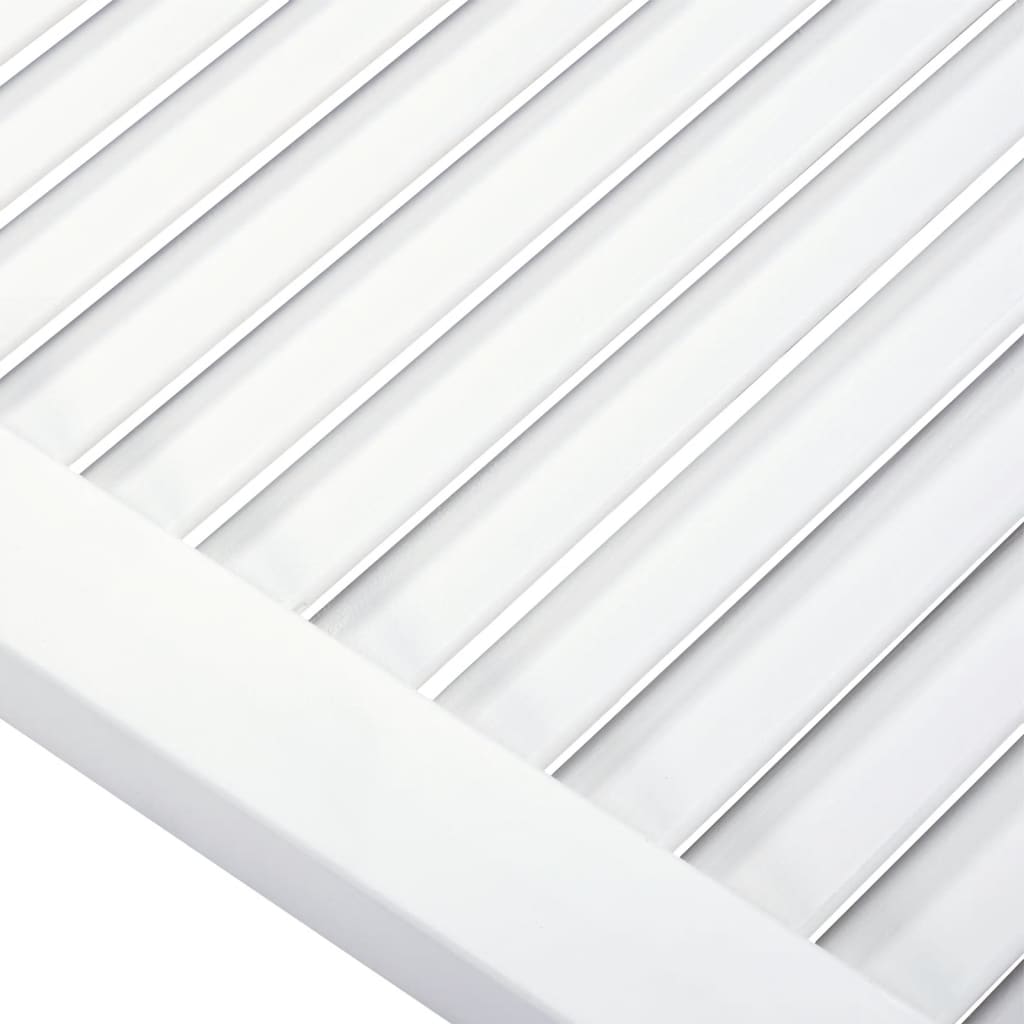 skabslåger 2 stk. 99,3x49,4 cm lameldesign massivt fyr hvid