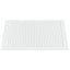 skabslåger 2 stk. 99,3x59,4 cm lameldesign massivt fyr hvid