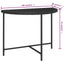havebord 100x50x75 cm polyrattan sort