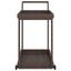 barvogn 100x45x83 cm polyrattan brun