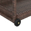 barvogn 100x45x83 cm polyrattan brun