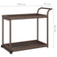 barvogn 100x45x83 cm polyrattan brun
