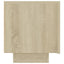 sengeskab 100x35x40 cm konstrueret træ sonoma-eg