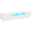 tv-skab med LED-lys 200x35x40 cm hvid