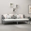 daybed 90x200 cm massivt fyrretræ grå