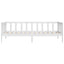 daybed 90x200 cm massivt fyrretræ hvid