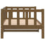 daybed 90x200 cm massivt fyrretræ gyldenbrun