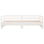 daybed med udtræk 2x(90x200) cm massivt fyrretræ hvid