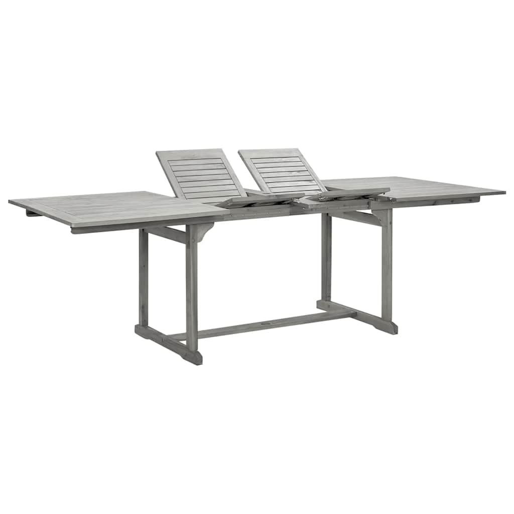 havebord (160-240)x100x75 cm massivt akacietræ billede