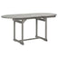 havebord (120-170)x80x75 cm massivt akacietræ