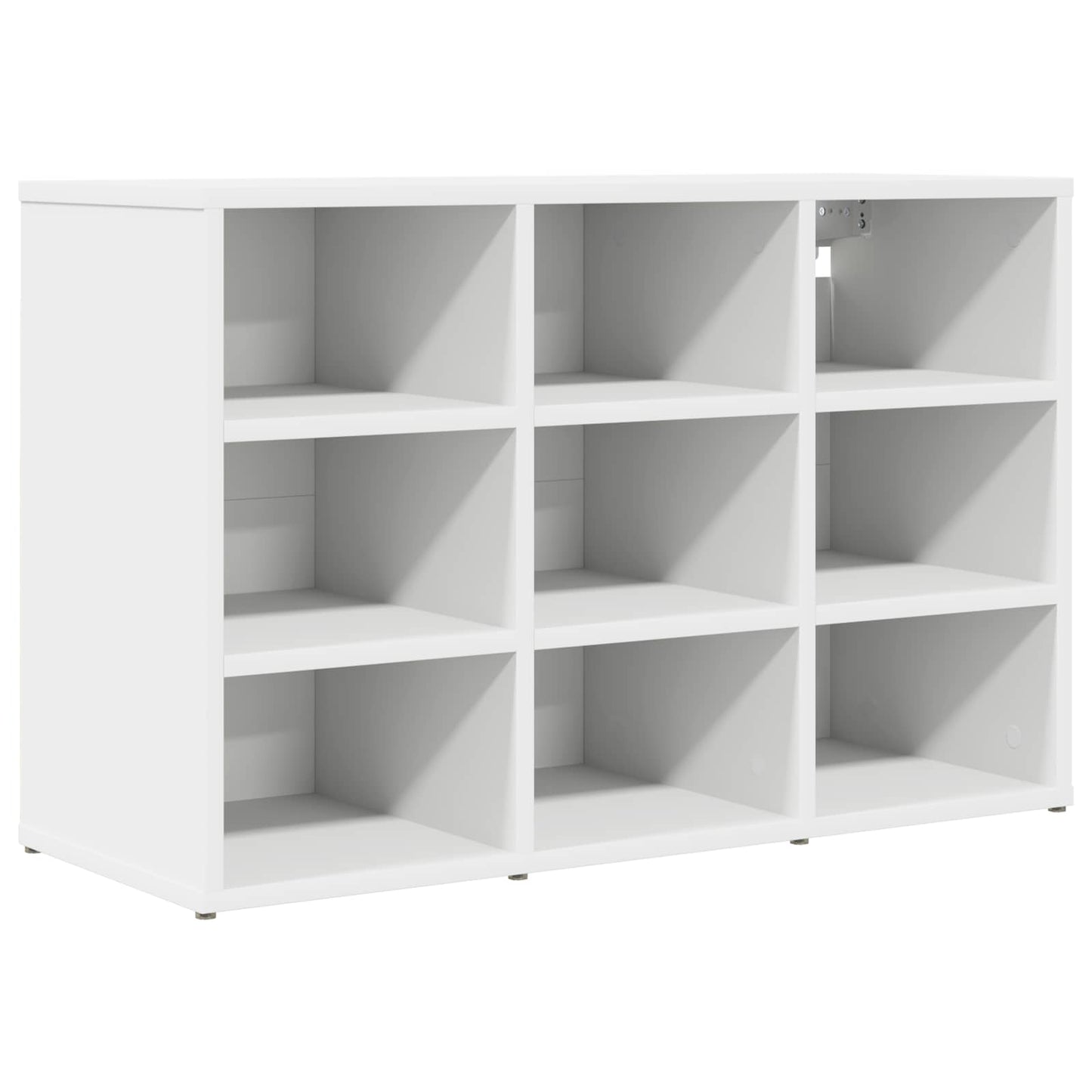 Sko skab med hylde Hvid 77,5 x 30 x 51 cm Konstrueret træ