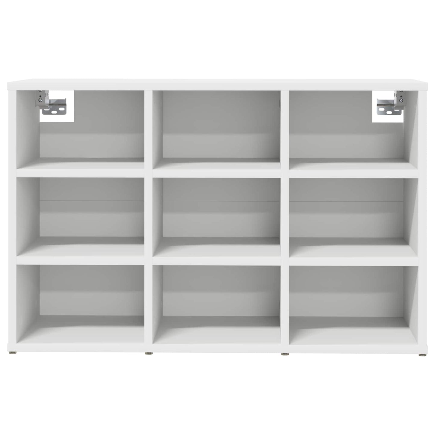 Sko skab med hylde Hvid 77,5 x 30 x 51 cm Konstrueret træ