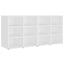skoreoler 2 stk. 52,5x30x50 cm hvid