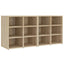 skoreoler 2 stk. 52,5x30x50 cm sonoma-eg