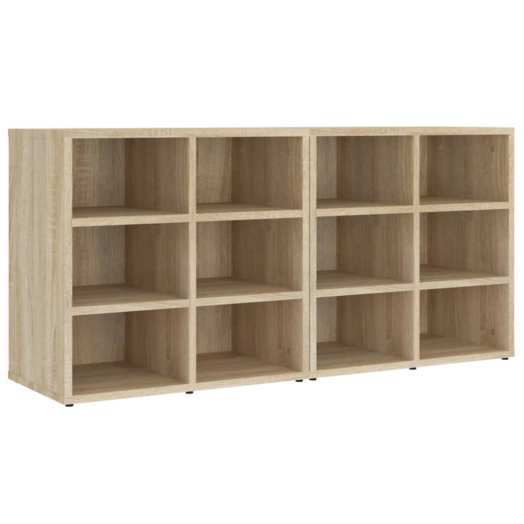 skoreoler 2 stk. 52,5x30x50 cm sonoma-eg