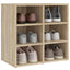 skoreoler 2 stk. 52,5x30x50 cm sonoma-eg