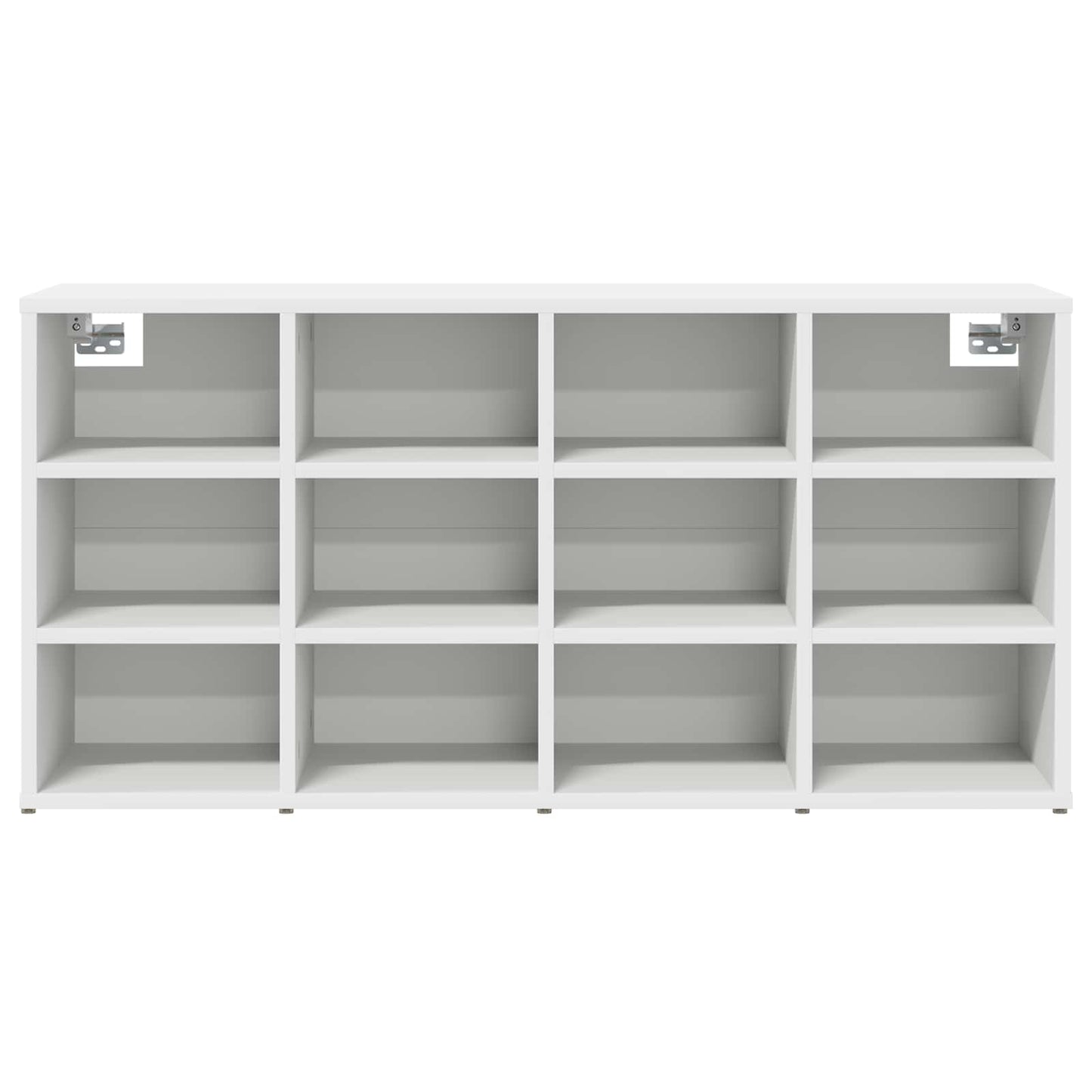 Sko skab med hylde Hvid 103 x 30 x 51 cm Konstrueret træ